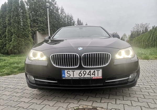 BMW Seria 5 cena 58900 przebieg: 143000, rok produkcji 2013 z Tychy małe 254